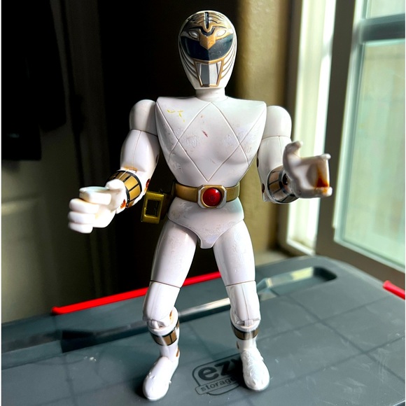 bandai Toys Bandai Vintage Power Ranger Toy White Ranger Poshmark